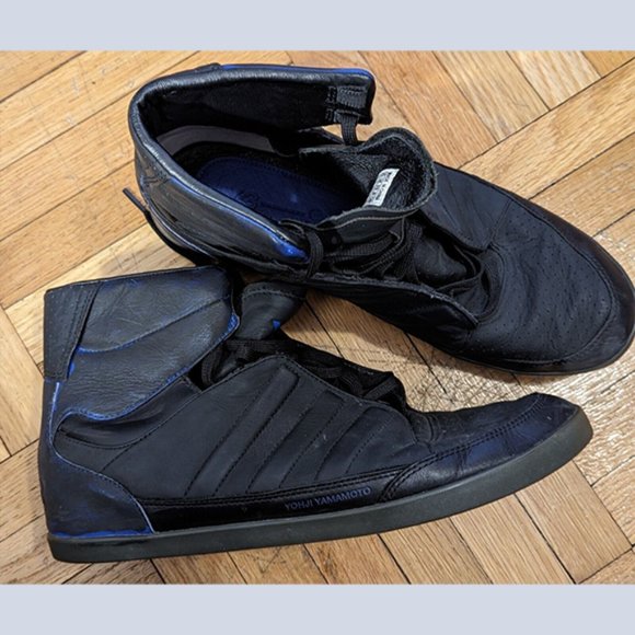 Y-3 Black High-Top Athletic Shoes - Picture 4 of 13